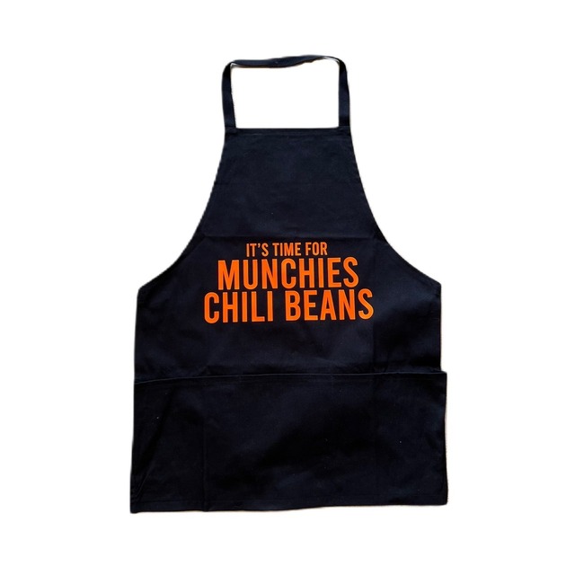 CHILI BEANS #Munchies Apron Black