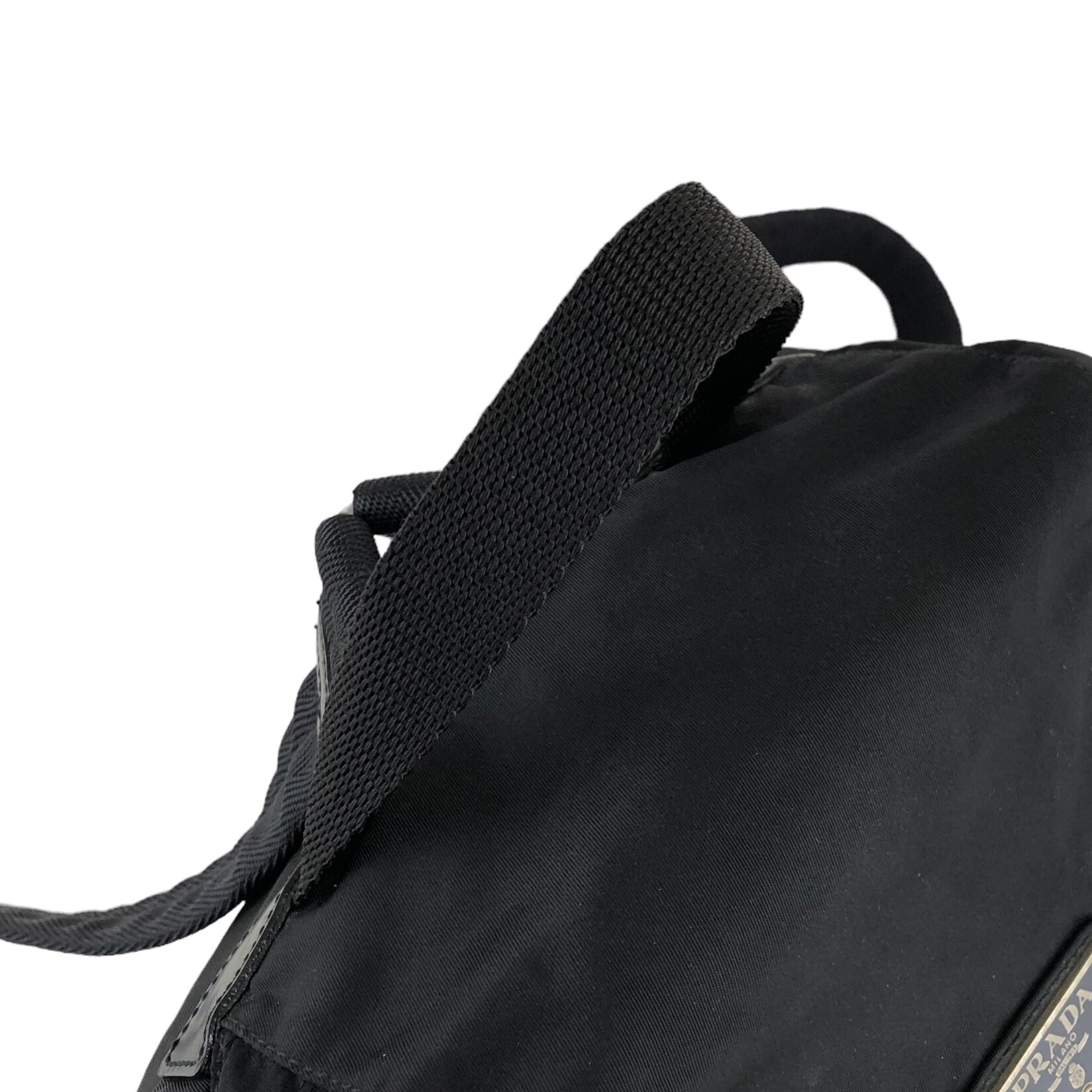 PRADA プラダ バックパック ブラック トライアングルロゴ ナイロン