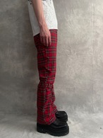 "UNKNOWN" Check Bondage Pants