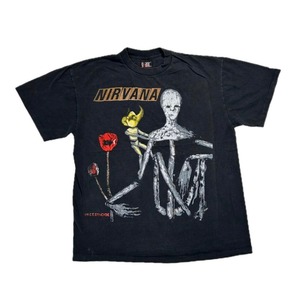 12975 NIRVANA ニルヴァーナ ロックTシャツ バンドT 両面 XL