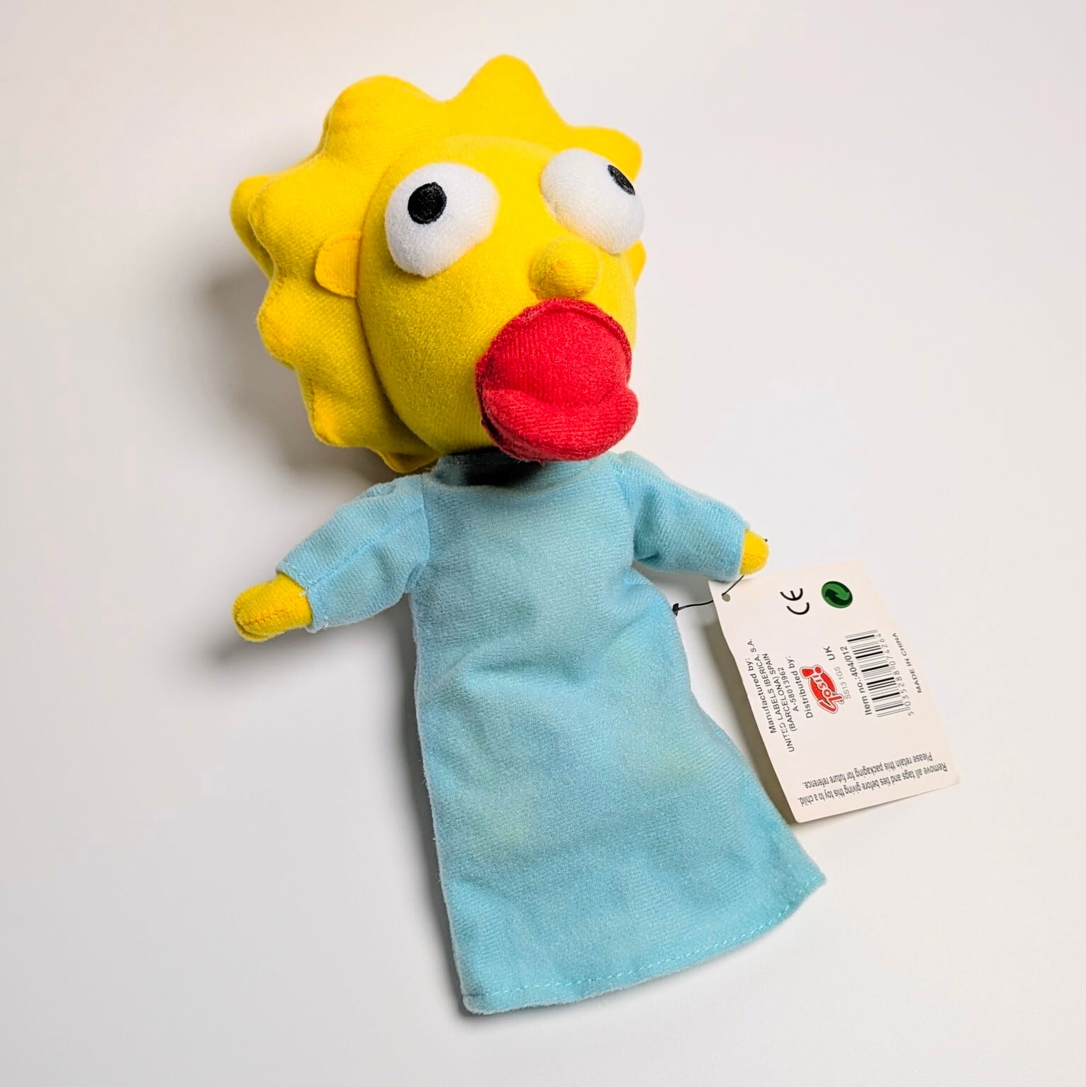 ♧☆DEADSTOCK / VINTAGE2009☆【 The Simpsons（ザ シンプソンズ） 】 マギー・シンプソン / plush toy / ぬいぐるみ 〚アメリカン雑貨 アメトイ〛