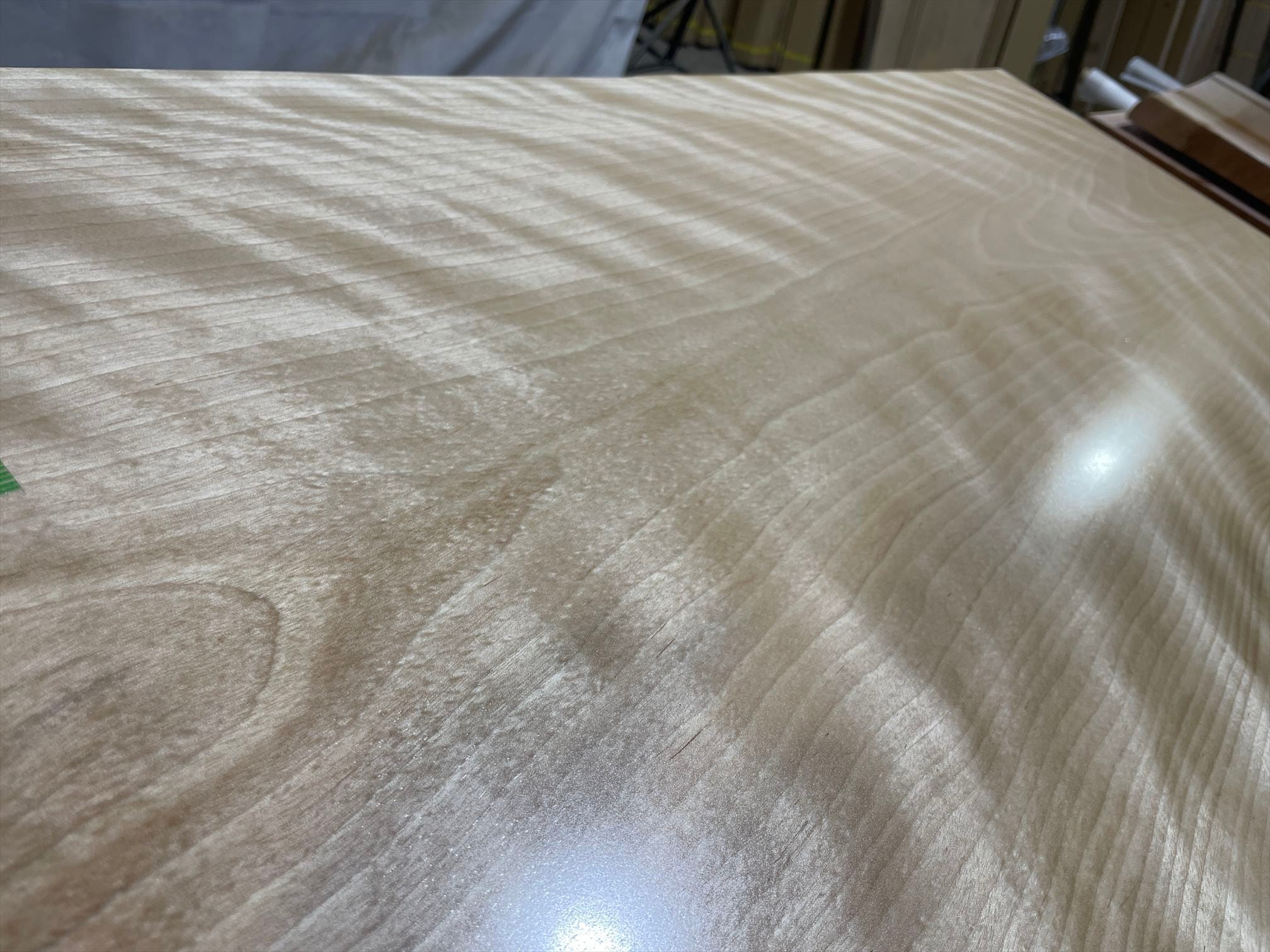 さくら4148 上杢 虎杢 一枚板無垢 乾燥材 1190x530-450x65