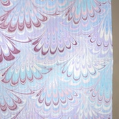 「紫苑の水鏡」❤︎花火柄〜洗えるきもの(シルジェリー格子柄)〜