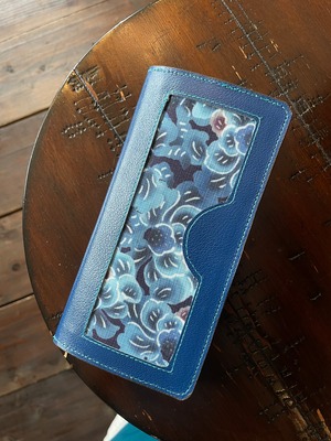 本革花長財布 / クオーレ