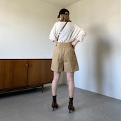 high waist half PT/beige