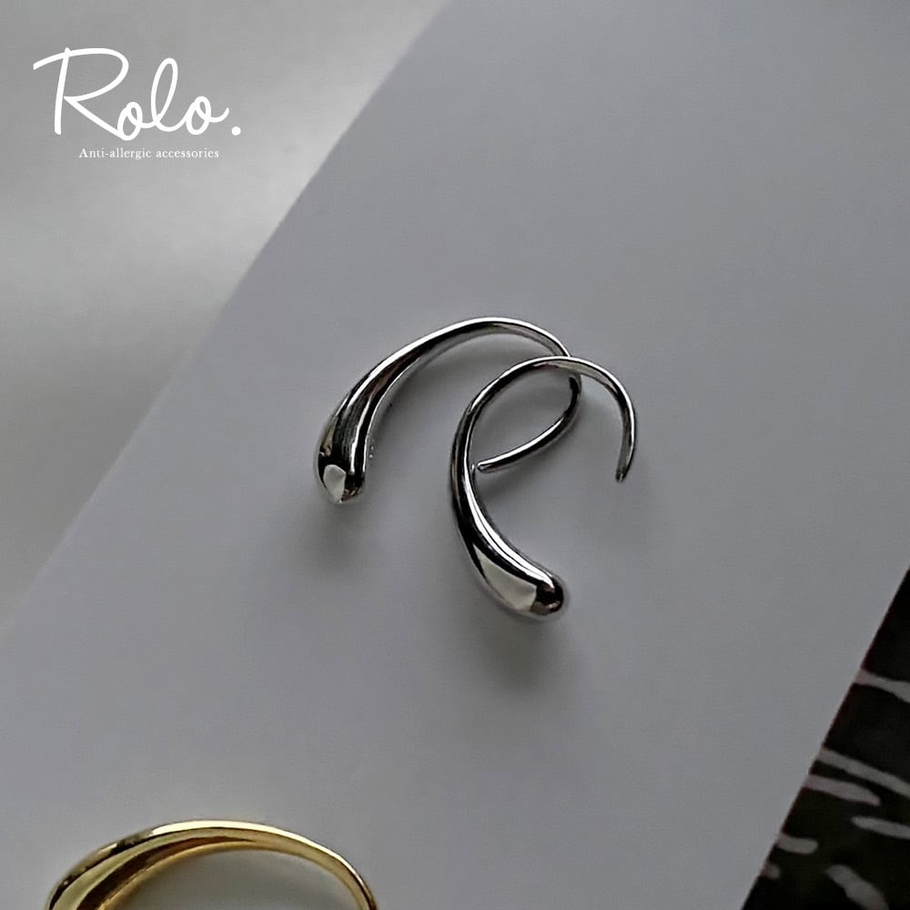 衣装協力】miniドロップフックピアス シルバー925 | Roloshop BASE店