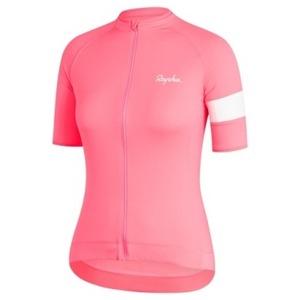 RAPHA WOMEN CORE JERSEY HIGH-VIS PINK