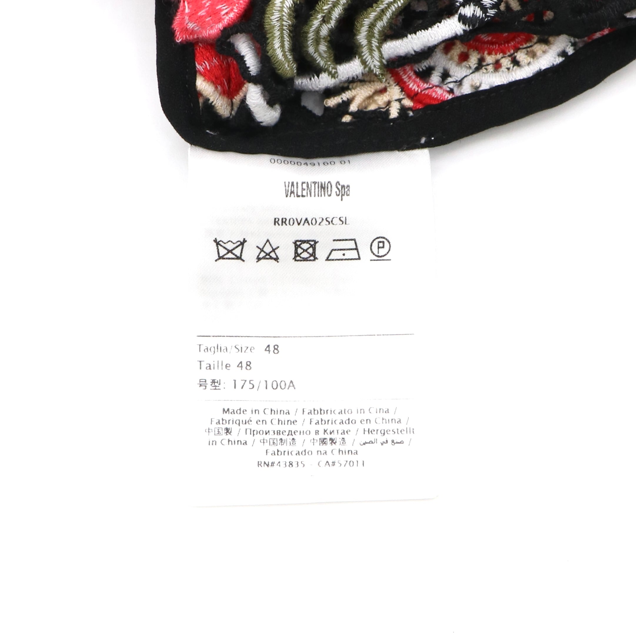 RED VALENTINO 刺繍レース ワンピース ブラック レッドバレンティノ