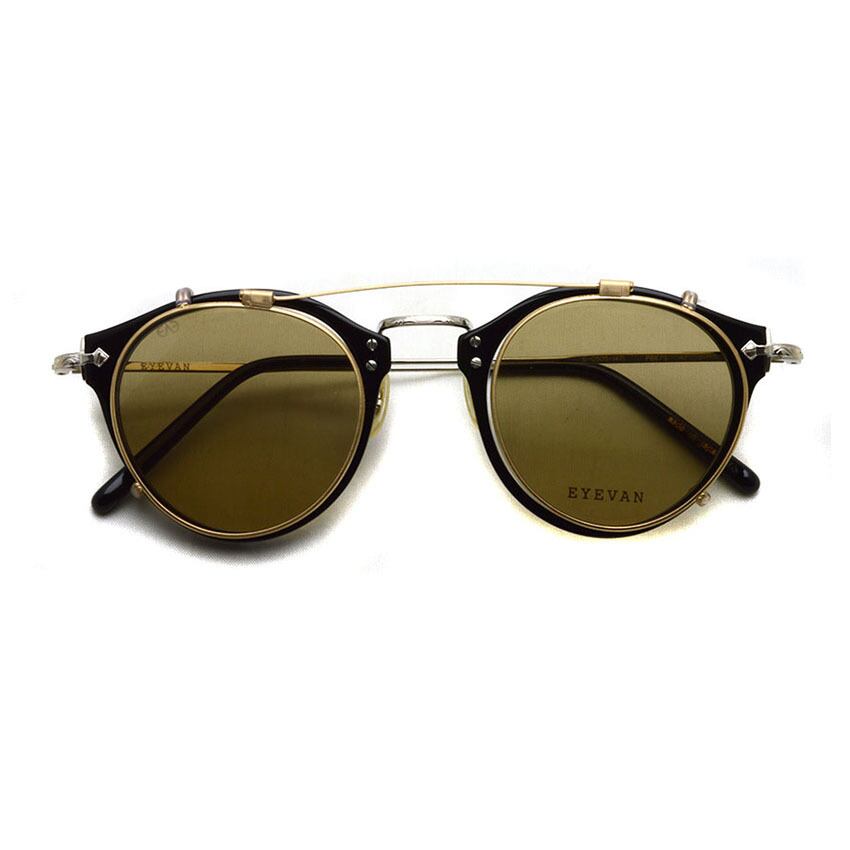ケ*ス様 EYEVAN E-0508-SUN ブラック ゴールド ブラウン アイ（EYEVAN  