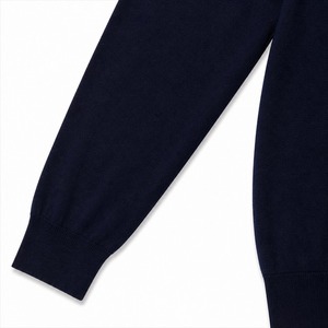 ★定価131,560円・新品未使用★ジョンスメドレー TOBY トビー 至高のシルク×カシミヤ 長袖ニットポロシャツ ロイヤルネイビー Sサイズ