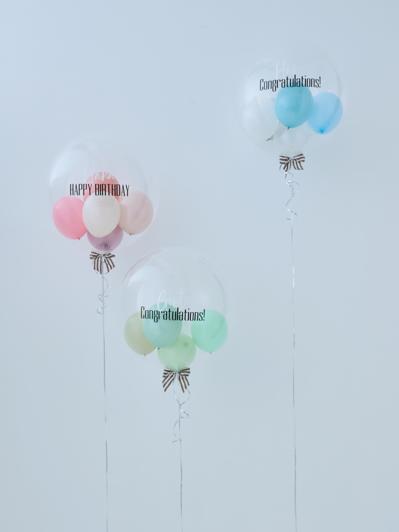 BUBBLE BALLOON sizeM ブルー