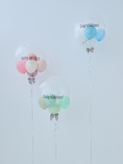 BUBBLE BALLOON sizeM ブルー