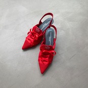 【受注予約：7月上旬入荷予定】special edition sneaker heel/red