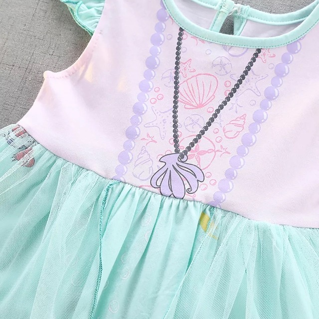 コスプレにも普段着にも アリエルドレスワンピース コスプレ コスチューム 仮装 インポート子ども服 Hikari