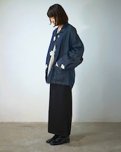 METHO - Rhombus Coverall Jacket / indigo