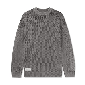 BUTTER GOODS WASHED KNITTED SWEATER BROWN サイズL