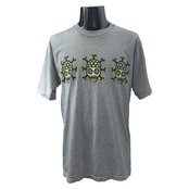 【THREE SKULLS】スケート グラフィック NHS緑タグ Tシャツ L