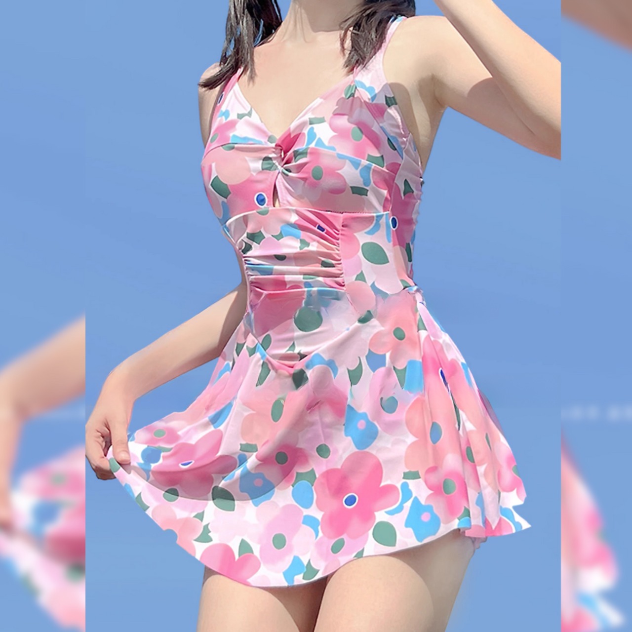 Cute Pink Pure Desire Swimsuit 5115