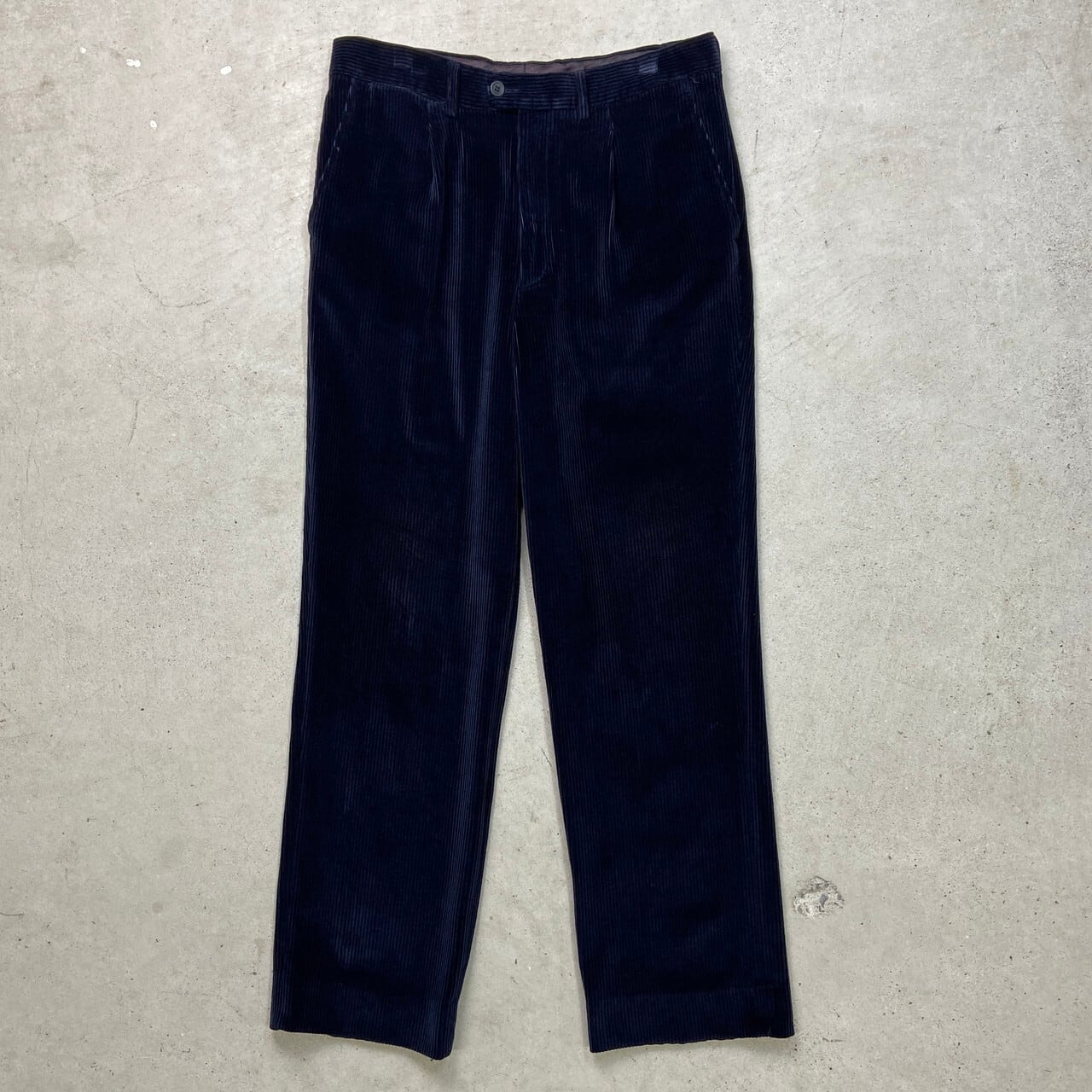 古着 \"Denim&co.\" コーディロイ ニット vintage 古着 90s Italy製 Christian Dior ワンポイント パチポケ ウール