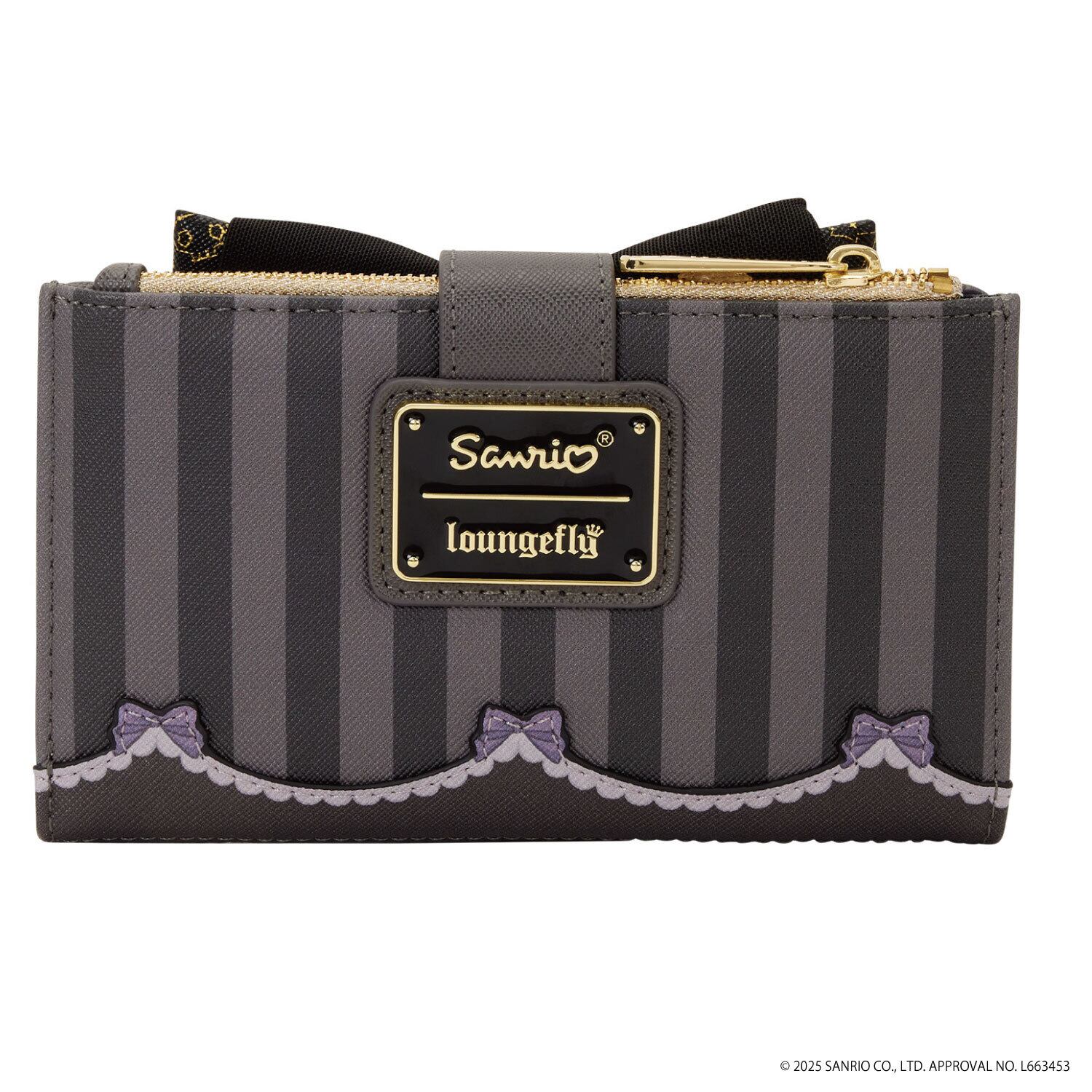 LF SANRIO KUROMI 20TH ANNIVERSARY BI-FOLD WALLET_SANWA1045