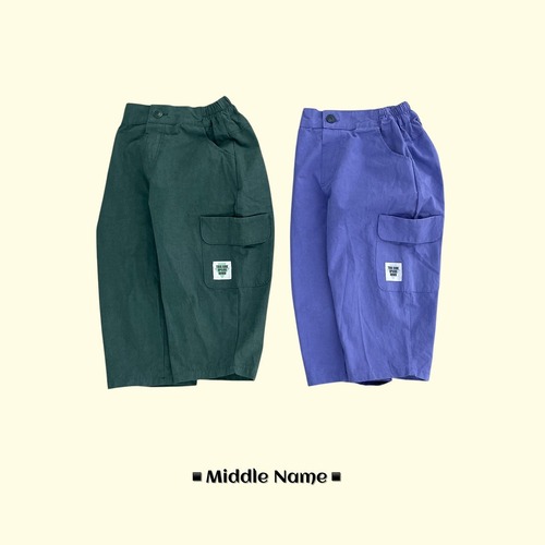 middle name［取寄］big pocket cargo pants 26autumn