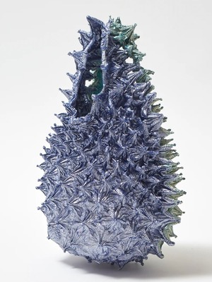 【送料無料】BUNZABURO 文三郎 /  プチバッグメタリックバイカラー Blue Gold x Blue Silver / バッグ