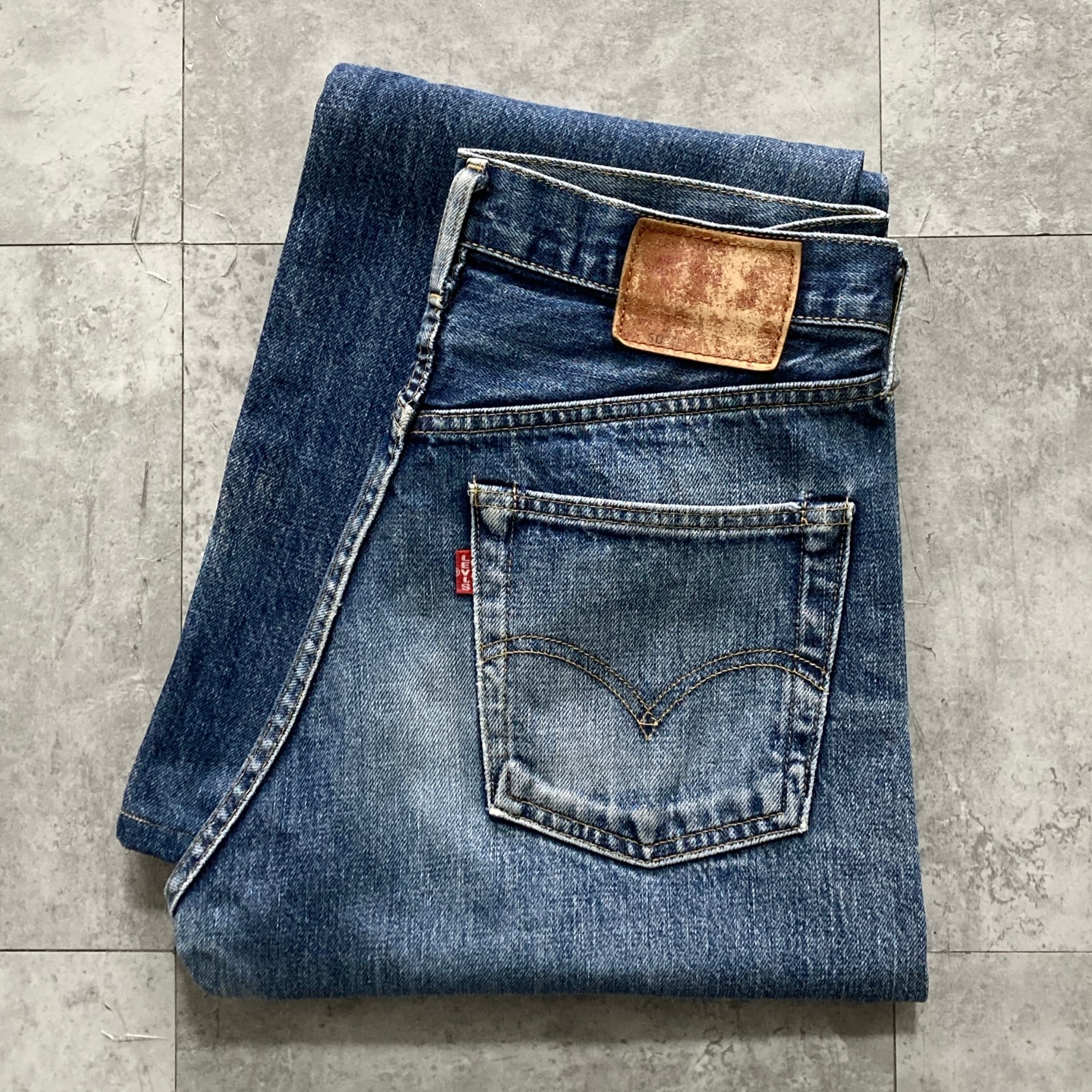 W30 L32】Levis 501 リーバイス ボタンフライ 縦落ち ヒゲ デニム