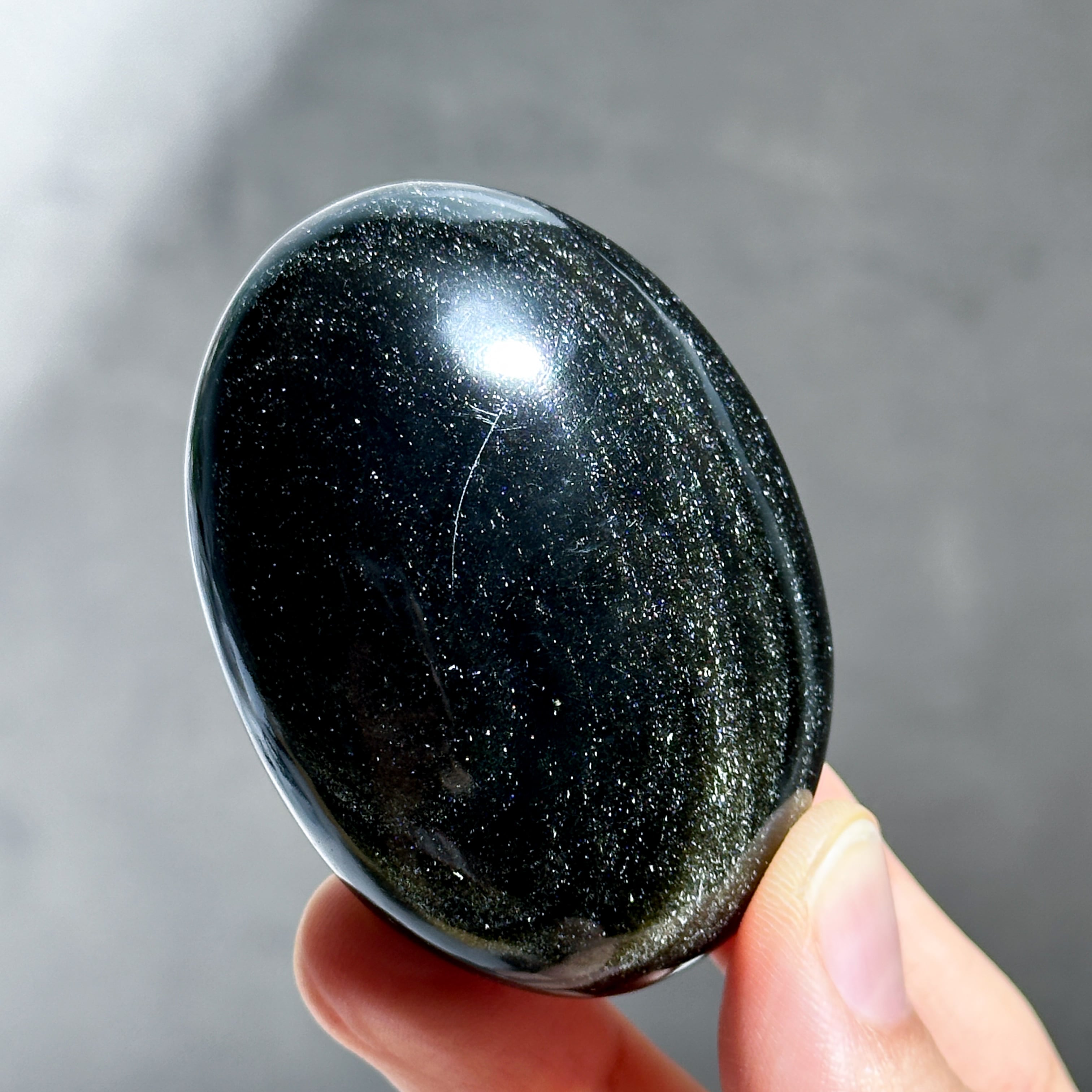 573 アイリスクォーツ×ゴールデンオブシディアン×リバーストーン　天然石 573 アイリスクォーツ×ゴールデンオブシディアン×リバーストーン