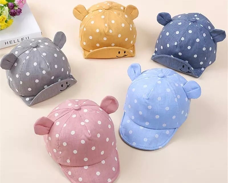 ベビーキャップ / 女の子 / 男の子 / 〜24ヶ月( 5カラー )