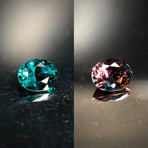 唯一無二の蒼色 0.25ct 天然 ベキリーブルー ガーネット（カラーチェンジガーネット）