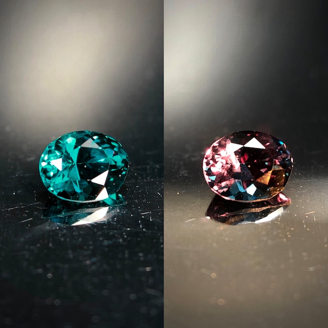 唯一無二の蒼色 0.25ct 天然 ベキリーブルー ガーネット（カラーチェンジガーネット）