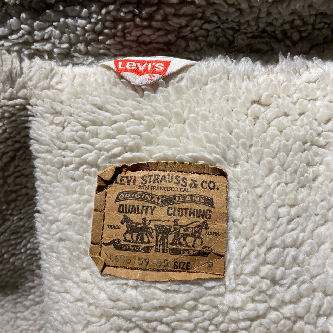 80年代 Levi's 70608 59 55 リーバイス コーデュロイ ボアジャケット