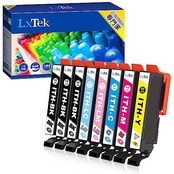 LxTek ITH-6CL エプソン用 インク イチョウ EPSON用 ITH 互換インクカートリッジ 大容量タイプ 6色セット + ITH-BK 2本 合計8本セット EP-709A EP-710A EP-711A EP-810AB EP-810AW EP-811AB EP-811AW プリンターインク 説明書付/残量表示/個包装