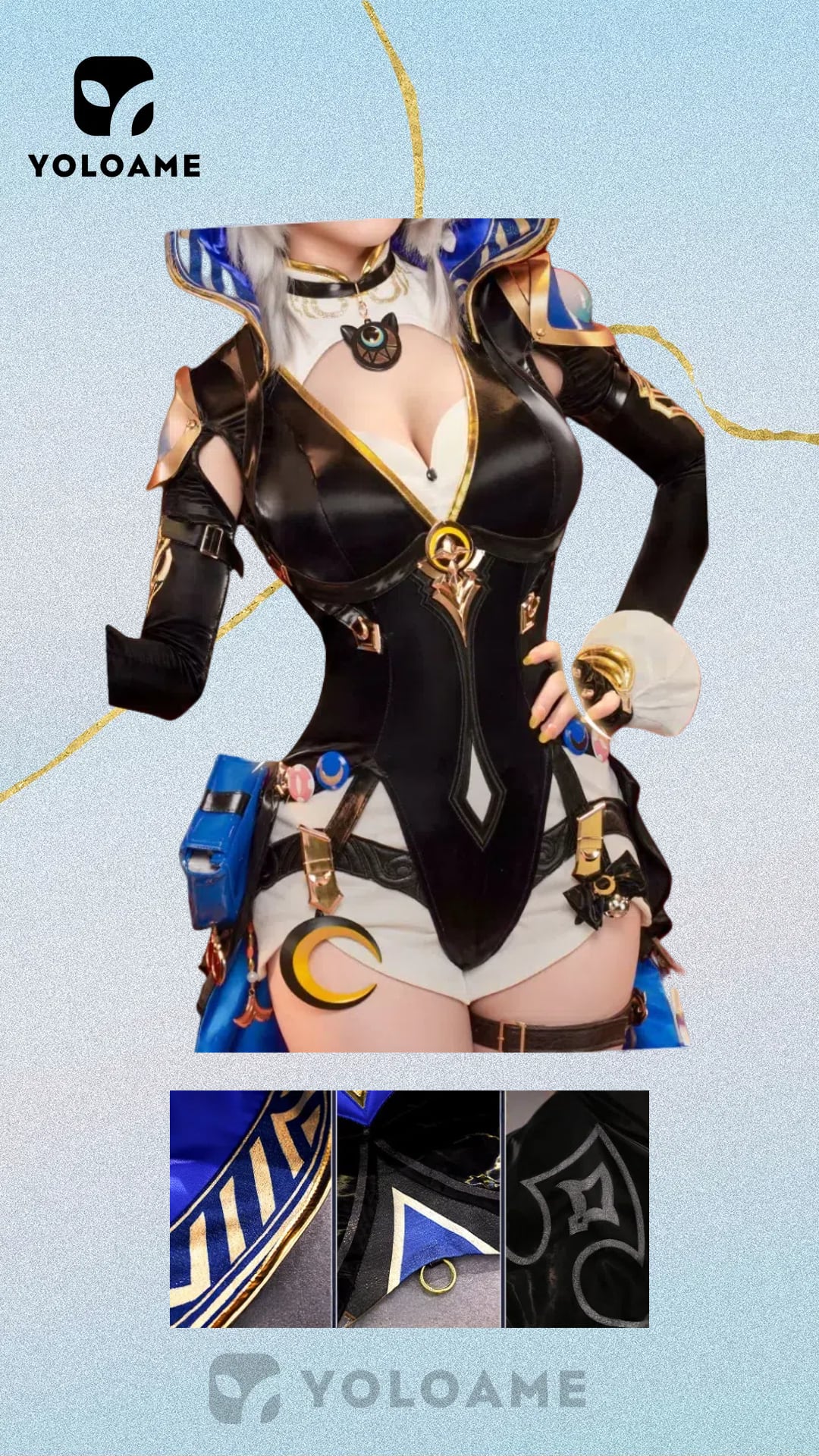 崩壊：スターレイル サフェル 猫 コスプレ衣装【三分妄想 1/3Delusion