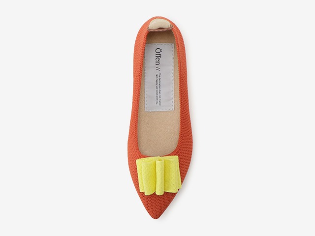 pointed-CURLS / YELLOW & ORANGE