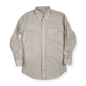 J.PRESS ジェイプレス ストライプ 長袖 ドレスシャツ 42-84 /ポケット付き/グレー系/メンズ