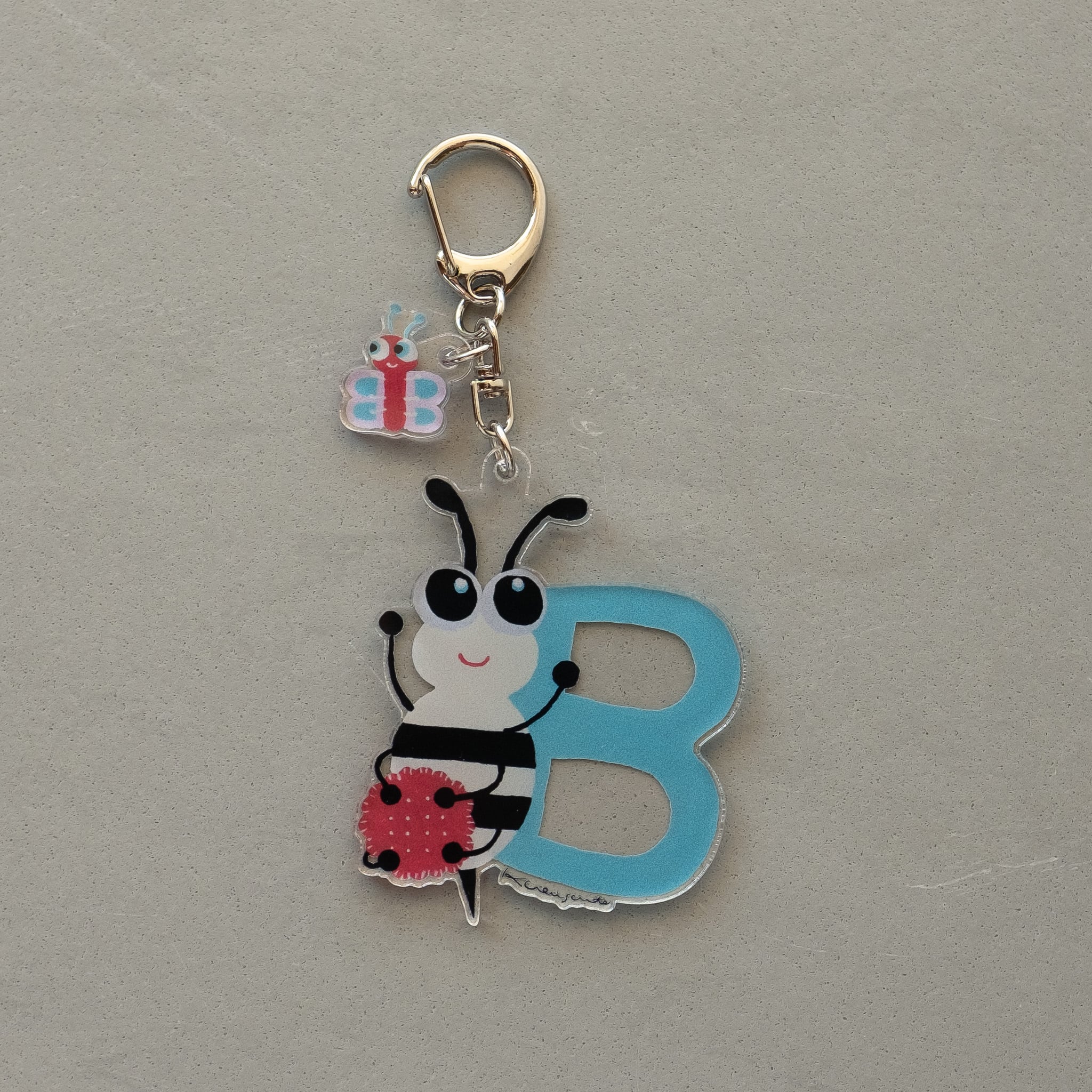 キーホルダー ALPHABET KEYHOLDER／B | HORITA STORE