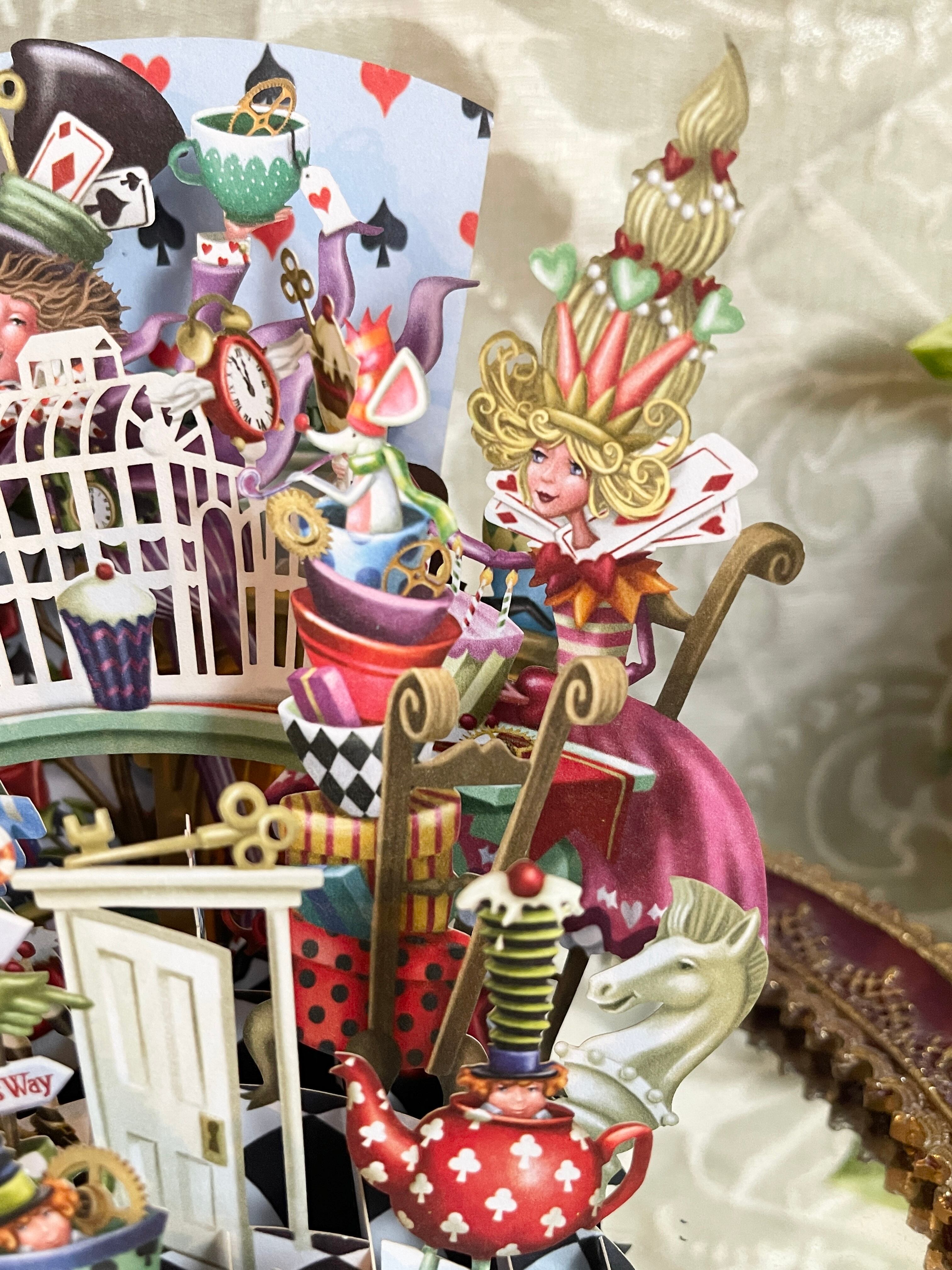 ◇Me&McQ◇アリス◇お茶会◇ティーパーティー◇立体3D◇ポップアップ