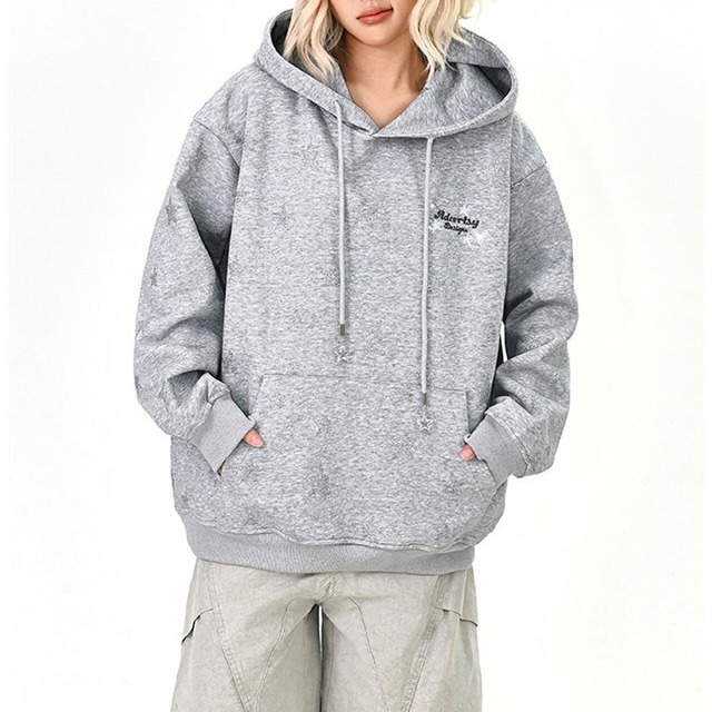 スターオールオーバービッグフーディ 2col   R01514