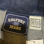 90s〜00s CULTURE JEANS バック刺繍デニムジャケット XL