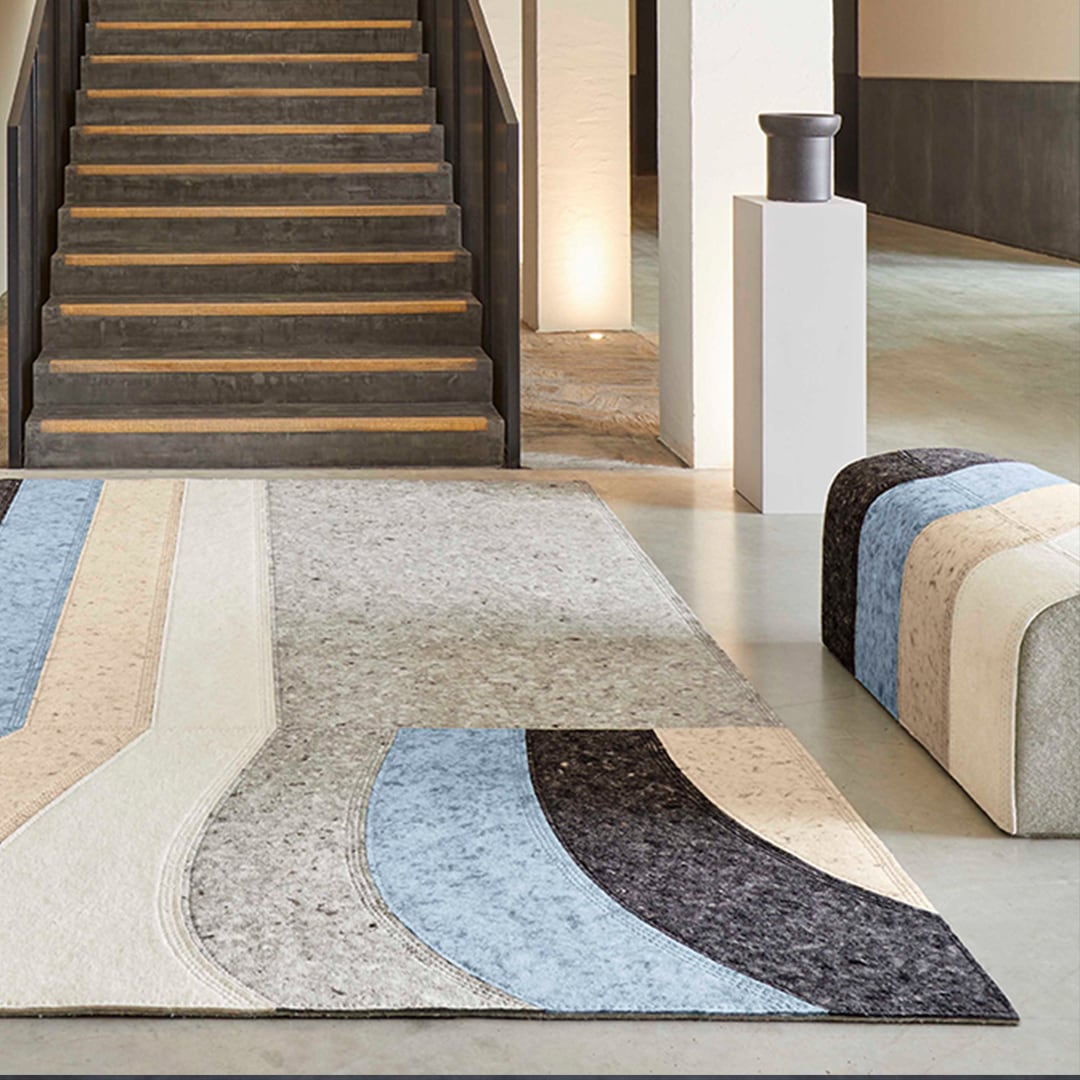 unico ラグ GRABE グラーベ 200×200cm 正方形 ベージュ 【公式通販】