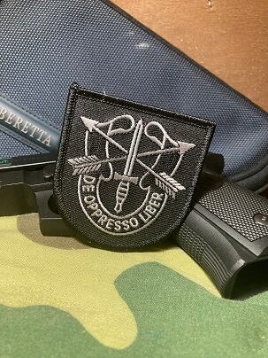 US ARMY 特殊部隊 グリーンベレー 袖章 PM0852