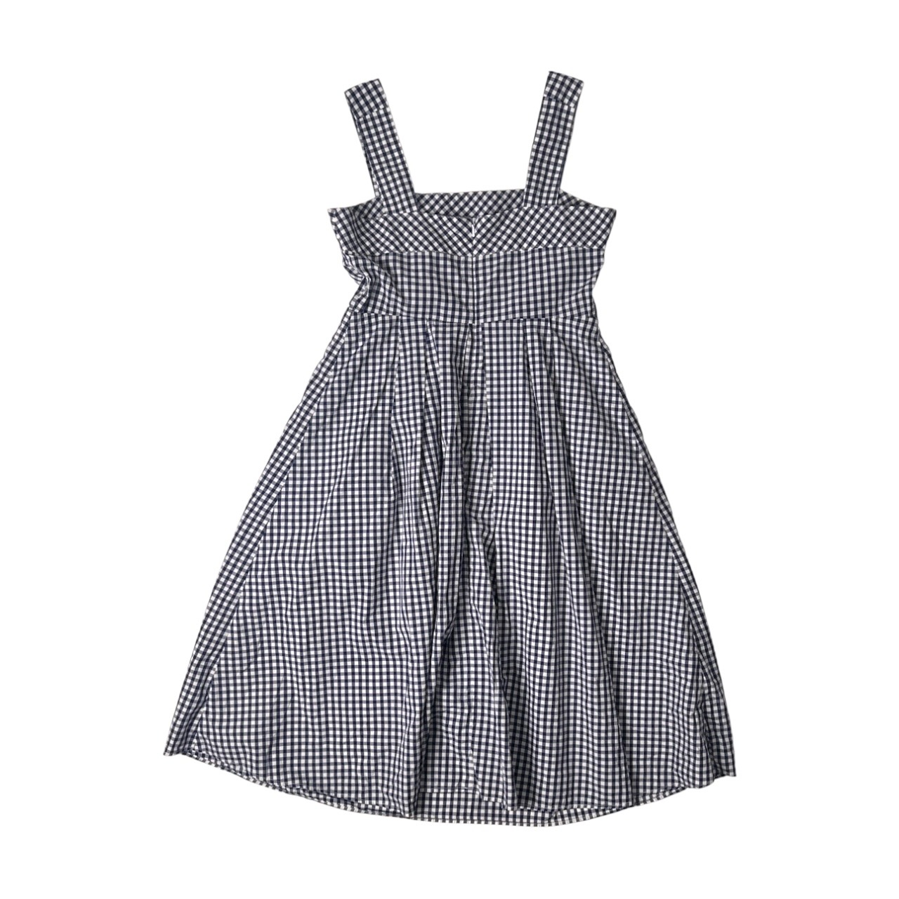 Maker's Shirt 鎌倉 ギンガムチェック コットン キャミワンピース フレア 4/ネイビー