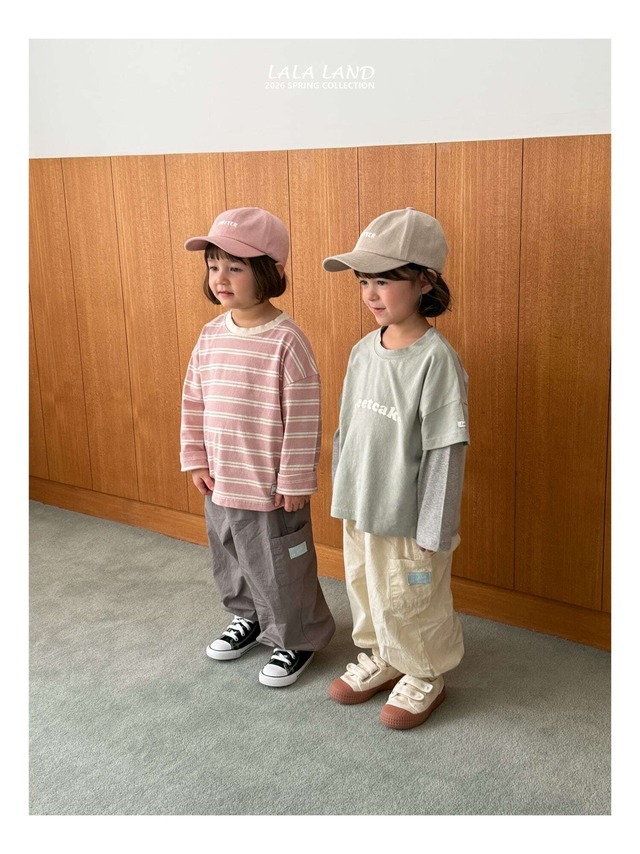 予約⌇﻿LaLa land / Easy cargo jogger pants