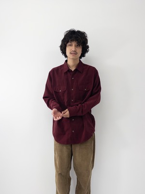 Faux suede shirt
