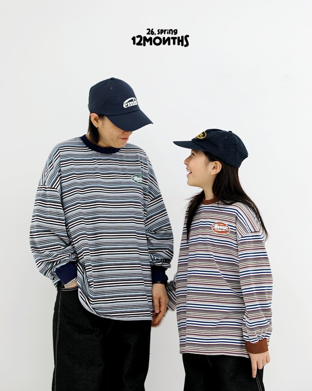 【取寄】12months｜crayon tee (adult)｜クレヨンT（アダルト）｜FREE｜adult｜26 spring