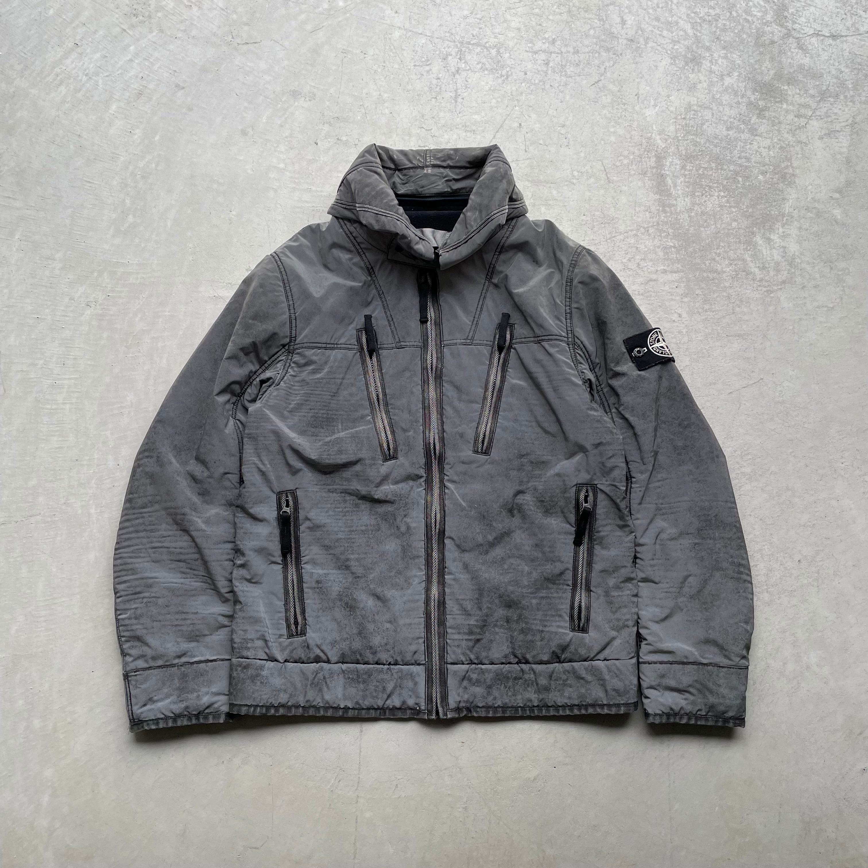 STONE ISLAND/2011AW liquid reflective jacket | Seek the online 