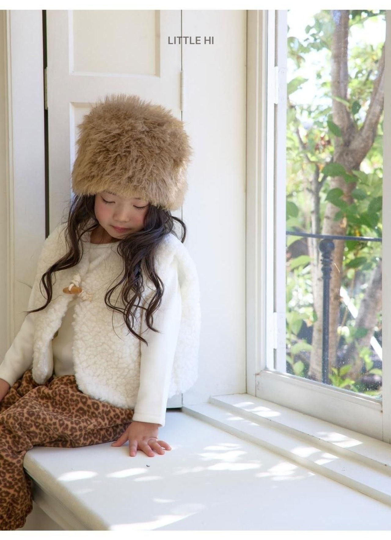 〖取寄〗韓国子供服 / 26winter / Little Hi / ビッグボアベスト / キッズ *XS~XL*