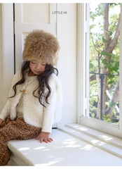 〖取寄〗韓国子供服 / 26winter / Little Hi / ビッグボアベスト / キッズ *XS~XL*