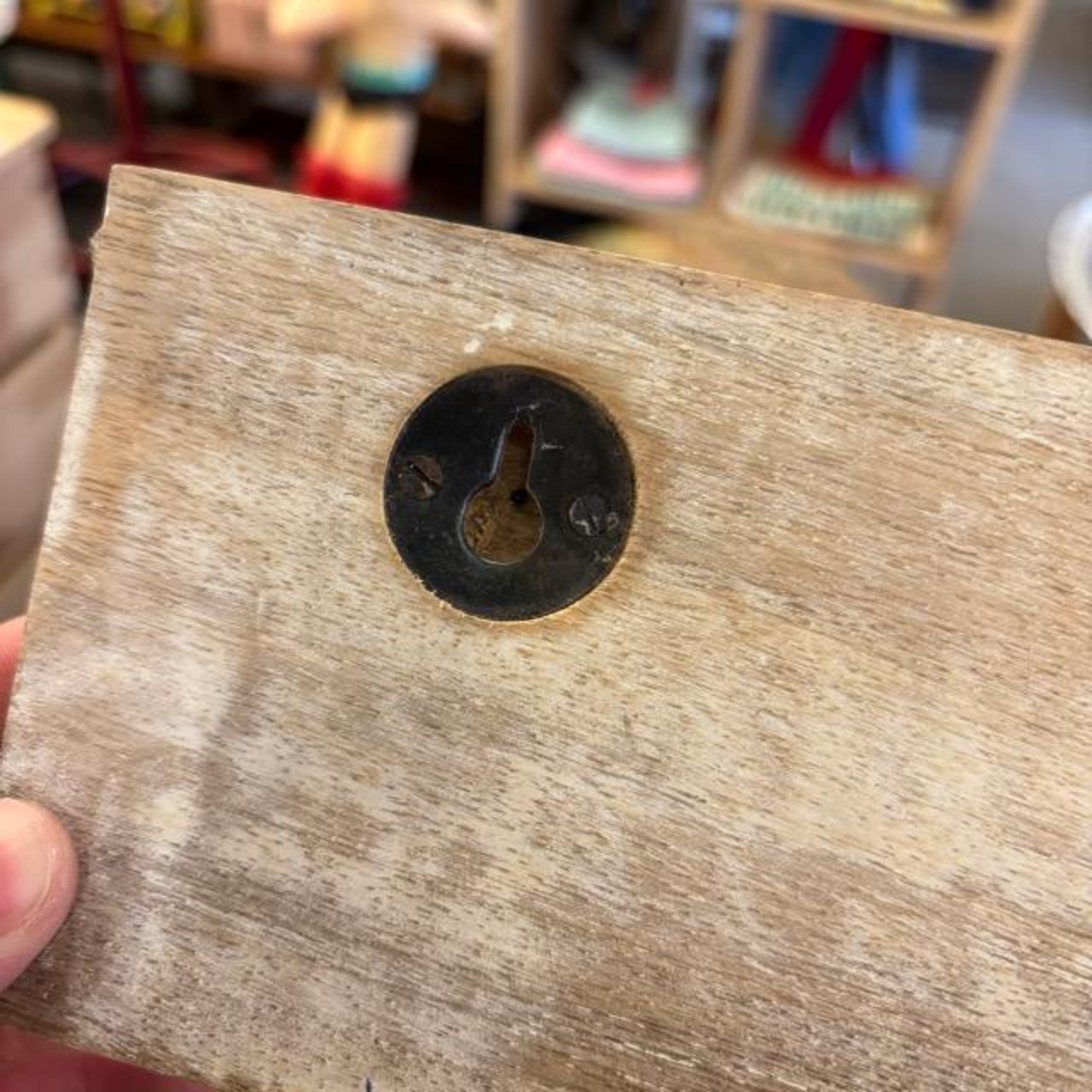 India Wood Wall Hamsa Pattern Hanger Hook インド ウッドウォールハンガーフック ハムサ柄 インテリア 雑貨 フック